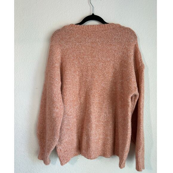 Stitch Fix Pink Clover Etienne Long Sleeve Blush Pink Pullover Sweater Size XL - Picture 5 of 12